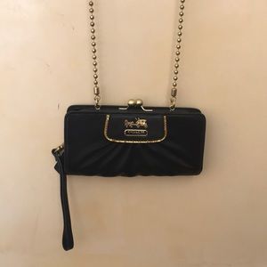 Satin Clutch/Crossbody Evening Bag